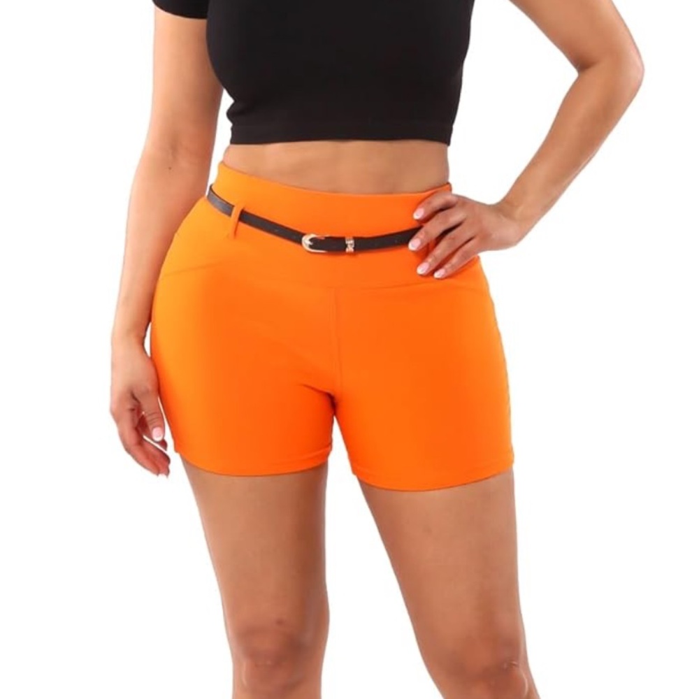 Orange Belt Shorts